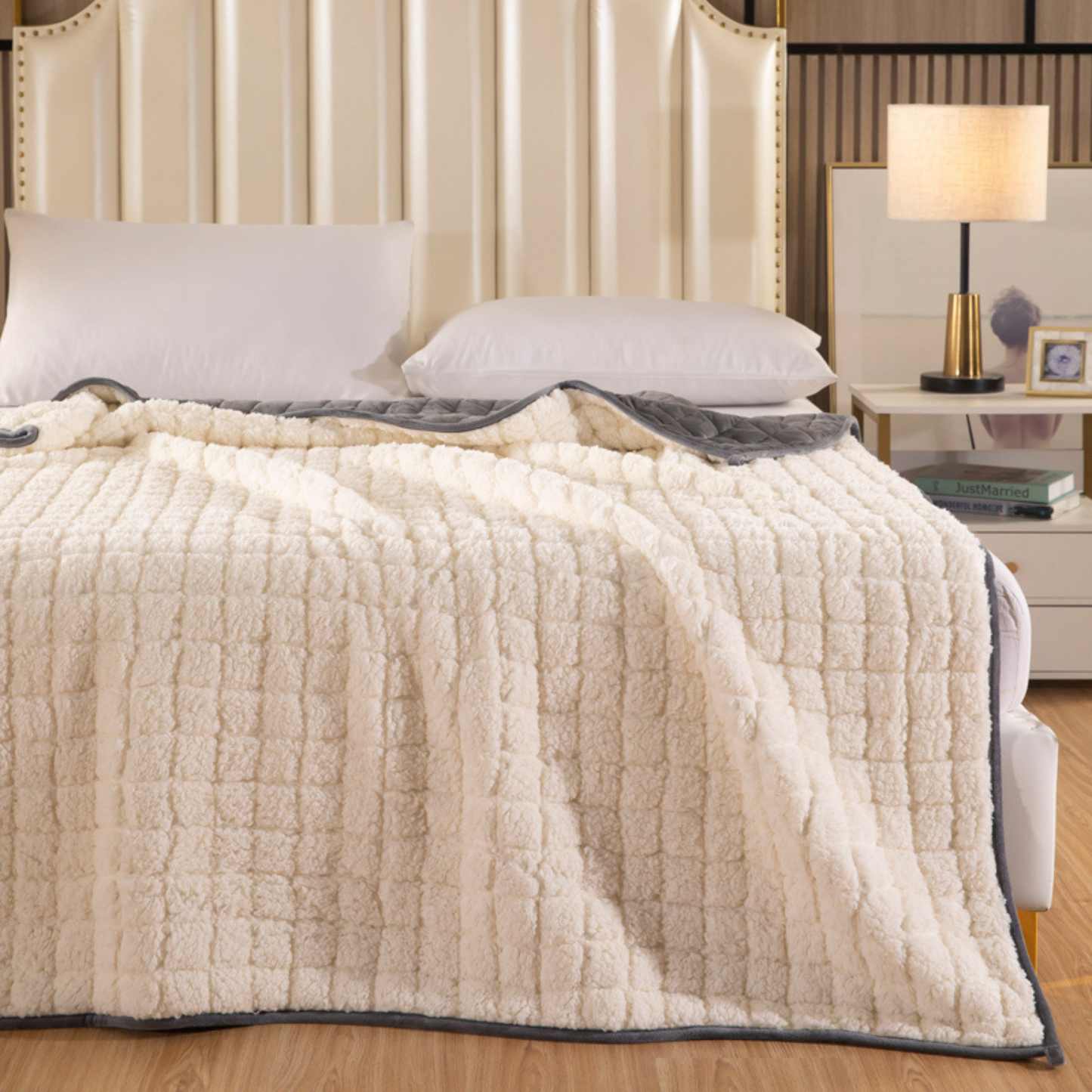 CozsyCloud Grey Weighted Blanket