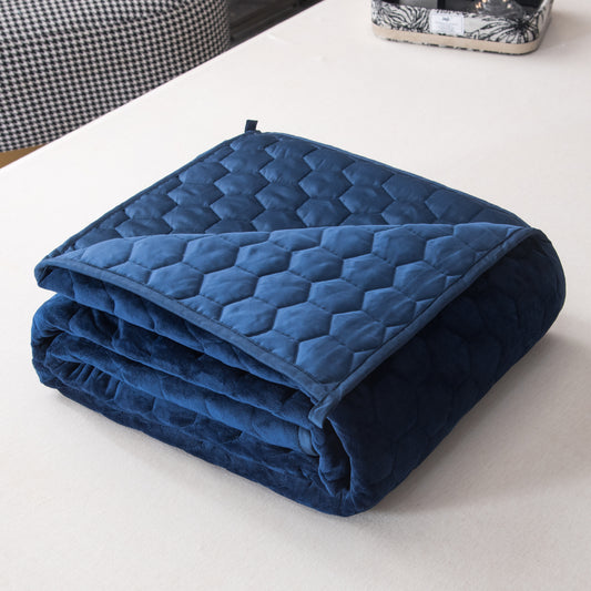Cozsy Original Navy-Blue Bamboo Weighted Blanket